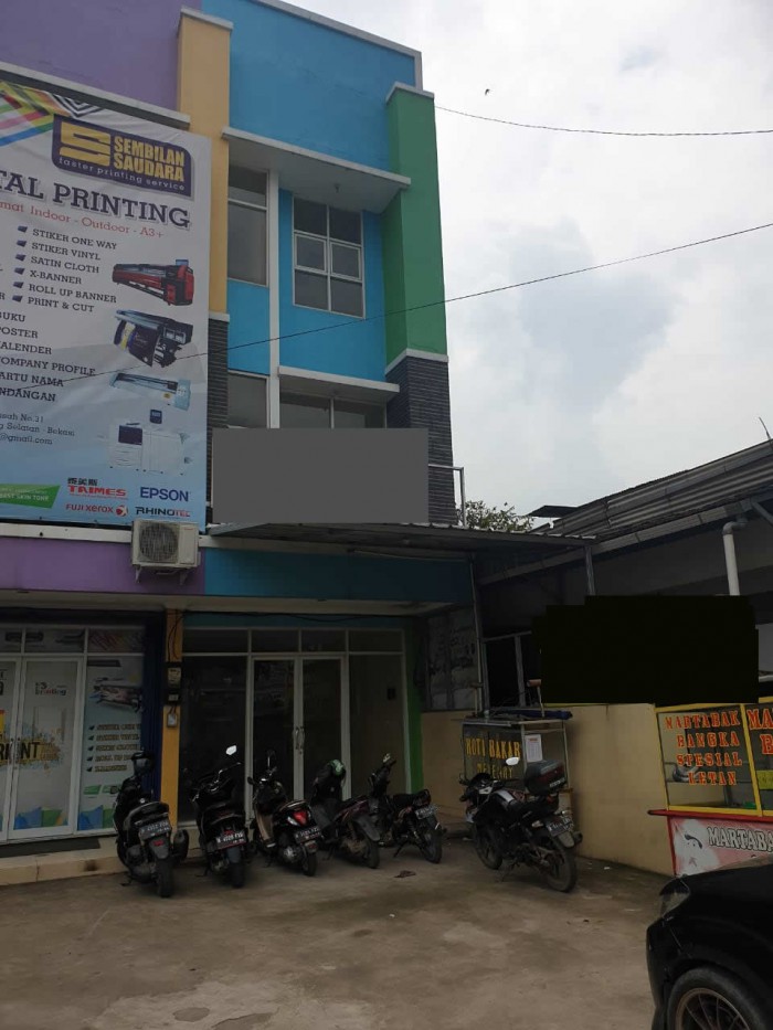 Ruko disewakan di Jl. Raya Cikarang Cibarusah 